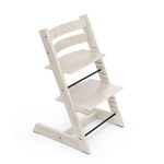 Stokke Tripp Trapp - Ergonomic Adjustable High Chair for Babies, Toddlers & Adults - Grow-with-Me Family Chair, Whitewash