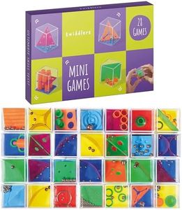 THE TWIDDLERS 28 Mini Cube Brain Teaser Puzzle Box Party Favor Set (1.5 Inch) - Goodie Bag Filler, Birthday Party Toys, Educational Gift for Boys & Girls