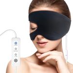 Comfheat Single Eye Warm Compress Eye Mask for Stye Eye Treatment, USB Heated Eye Mask, 3 Heat Settings for Blepharitis, Chalazion, Dry Eye Relief, Used for Left or Right Eyes, Washable