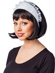 Orlob Hat, Maid Hood, White, With Lace