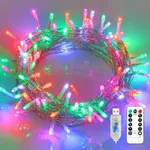 Twinkle Star 100 LED USB String Light for Wedding Party Bedroom,33 ft USB String Lights 8 Modes Waterproof for Indoor Outdoor