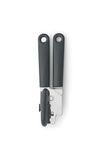 Brabantia 121869 Tasty+ Can Plus Bottle Opener, Dark Grey