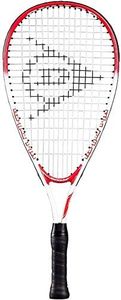 Dunlop Sports Fun Junior Squash Racket, Red/White, 5-7 Years Old, 22" Length