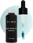 DIME Beauty Blue Facial Oil, Blemish Spot Treatment with Blue Tansy Oil, Black Cumin Seed Oil, Rosehip Oil, and Grapeseed Oil, 1 oz / 30 mL