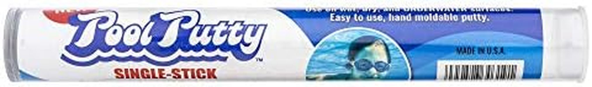 Epoxybond Pool Putty Single-Stick 2 oz | Pool and Spa Repair | Easy for Anyone to DIY | Fix Cracks and leaks in Tile, Concrete, Fiberglass, and a Variety of Other Surfaces