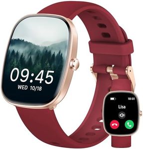 Montre Connectée Homme Femme, 1.83" Smartwatch avec Appels Bluetooth Moniteur de Sommeil/Tension Arterielle/Cardiofrequencemetre, Podometre, 100+Sports IP68 Etanche Bracelet Connecté pour Android iOS