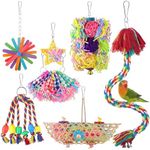 Pethee 6 Pack Bird Shredding Toys B