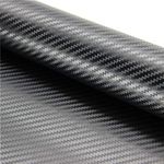 BangShou 2 Rolls Carbon Fiber Vinyl Wrap Sheet 30 x 152CM, Self-adhesive Bubble-free Carbon Fibre Sticker Roll, Waterproof Vinyl Wrapping Tape for Car Interior, Vehicle&Laptop