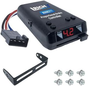 Lrichy 8508211 New Upgrade Proportional Brake Controller for 1-4 Axle Trailers (2/4/6/8 Brakes) - Replaces 8508220 Brake-EVN, Upgraded of 8507111 Time Delay IV Compatible with Ford/GM/Chevy/Dodge/RAM
