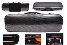 4/4 New violin Case Carbon fiber Fiberglass Oblong case Strong Light Full size music Sheet Bag (caseb1)