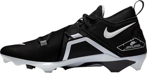 Nike Alpha Menace Pro 3 nkCT6649 001 (us_Footwear_Size_System, Adult, Men, Numeric, Medium, Numeric_9_Point_5), Black/Black/Black/White