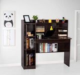 DeckUp Versa Engineered Wood Study Table and Office Desk (Dark Wenge, Matte Finish)