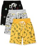 T2F Boys Cotton Shorts (BYS-Shorts-S9_Multicolor_9-10 Years_Multicolour_9 Years-10 Years)