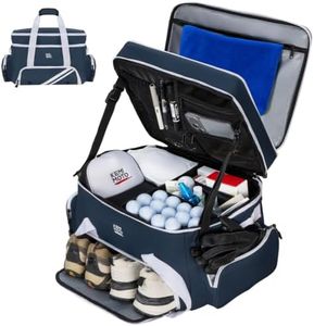 KEMIMOTO 3 Layer Golf Trunk Organizer, 900D Waterproof Oxford Golf Storage