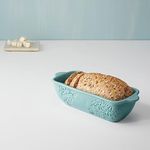 Ellementry Upper Crust Ceramic Loaf Pan | Cake Tins/Pan/Trays for Microwave, Oven and Bakeware | Bread Mould| Nonstick Bread Pan | Bread Loaf Pan for Baking | Baking Essentials