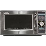 Sharp R-21LCFS Medium-Duty Commercial Microwave (Stainless Steel, Dial Timer, 1000-Watts, 120-Volts)