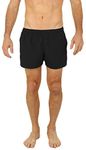 Uzzi Men's Hylfa Swim Trunk - Black -