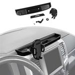 CheroCar for Ram Phone Holder, Phone Mount Storage Tray Multi-Mount Dash Holder Cellphone System Kit Compatible with 2010-2017 Dodge RAM,Black-F