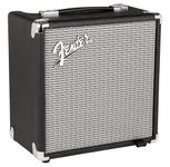 Fender Rumble 15, Bass Amp, 15W, Suitable For Electric Bass Guitar, Small/Compact Bass Practice Amp, Black/Silver