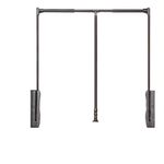 DBR Wardrobe Lifter for Bedroom Hanger Pull Down Metal Mocha Product Width 830-1150mm/ Depth 140mm / Height 820mm