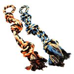 Tough Dog Rope Chew Toys for Medium and Large Dogs – Heavy-Duty, Interactive Dog Toys for Boredom Relief, Dental Care, and Training