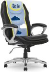 Serta at Home Executive Office Chair, Puresoft Faux Leather with Mesh, Black, 43673