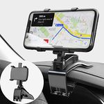 TOFURT Car Mobile Phone Holder 360 Degree Rotation Car Dashboard Cell Phone Mount Car Automobile Cradle Suitable for 4 to 7 Inch Smartphones