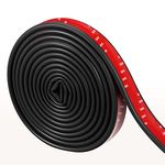 26.25Ft Trunk Bed Rubber Tailgate Seal, Camper Shell Seal Strip Compatible with Pickups, Truck, Automotive.