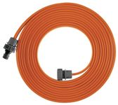 Gardena 995 25 ft. (7.5m) Sprinkler Hose, Orange, for Watering Elongated and Narrow Areas, Made in Germany