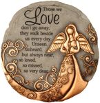 Spoontiques 13260 Bronze Angel Stepping Stone, One Size