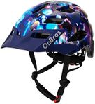 OnBros Kids Bike Helmet - Bike Helmet Boys for 5-14 or Girls Helmet with Visor Adjustable 50-57CM Children Bicycle Helmet Lightweight for Scooter MTB Road Cycling