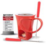 Swissmar 4-Piece Sweetheart Chocolate Fondue Mug Set