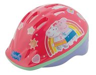 Peppa Pig Kids Bike Helmet Officially Licensed Character Design Robust EPS Inner Material, Adjustable Size, Ventilated Shell for Cooling Suitable for Head Sizes 48-52cm