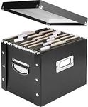 Snap-N-Store Letter-Size File Box, Black (SNS01533)