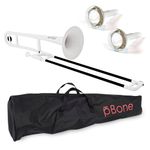 pBone PBONE1W Jiggs Plastic Trombone, White