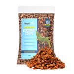 ReptiCasa Organic Coconut Chips Substrate Clean & Ready to Use for Reptiles, Snake, Tortoise, and Amphibian, Natural Fiber Free Husks, Clean Breeding and Bedding Flooring, Odor Absorbing - 10.6 Quarts