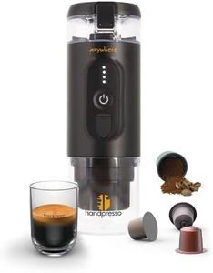 Handpresso travel coffee maker E-Presso 21700 battery powered portable coffee machine for Nespresso compatible capsules or ground coffee