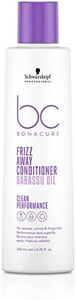 Schwarzkopf Professional Bonacure Frizz Away Conditioner for Men & Women | Anti-Frizz & Smoothing Formula with Babassu Oil | Deep Nourishment for Silky, Manageable Hair (200 ML)