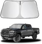 SENSHINE Windshield Sun Shade for Toyota Tacoma 2016-2023 Reflector Sunshade Offers Ultimate Protection Interior Cool Reflective Sun Blocker