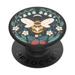 PopSockets : PopGrip - Extendable stand and handle with replaceable top for smartphones and tablets - Bee Boho