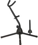 Audio2000'S AST4501 Alto/Tenor Saxophone Stand with Detachable Flute/Clarinet Peg