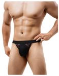 Casey Kevin Sexy Men's Thong Underwear G-String Bulge Pouch Male Thongs,Ck2115-black,L