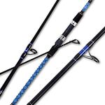 Fiblink Surf Spinning Fishing Rod Carbon Travel Surf Rod 4 Piece Saltwater Spinning Fishing Rod 9'