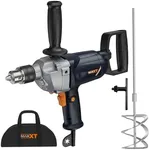 Maxxt Drill Mixer Set with Spade Handle 1/2 inch Electric Corded Mixing Drill Machine 9A Motor Concrete Mud Mixer