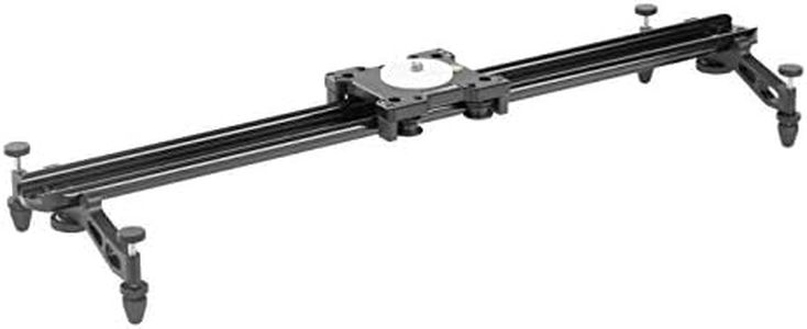 Sevenoak SK-LS60B Solid Aluminum Camera Track Slider with Precision Glided Mounting Platform - Black