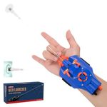 COMIANO Spider Web Shooter - Web Launcher String Shooters Toy for Superhero Role Play - Great Gift Men,Teenagers,and Kids(Cool Blue)