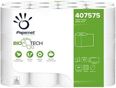 Papernet Lot de 24 rouleaux de papier toilette auto-dissolvant - Bio Tech - 2 couches