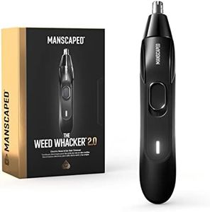 MANSCAPED® The Weed Whacker® 2.0 Electric Nose & Ear Hair Trimmer – 7,000 RPM Precision Tool with Rechargeable Battery, Wet/Dry, Easy to Clean, Improved Stainless Steel Replaceable Blade