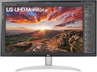 LG 27UP600K 27-inch Ultrafine 4K UHD IPS Monitor 3840x2160, DCI-P3 95%, VESA DisplayHDR 400, Reader Mode, Flicker Safe, HDMI, DisplayPort, White
