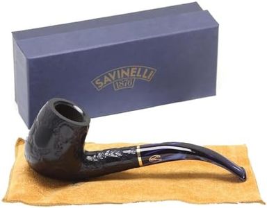 Savinelli Alligator Blue 606 KS Italian Handmade Briar Wood Pipe